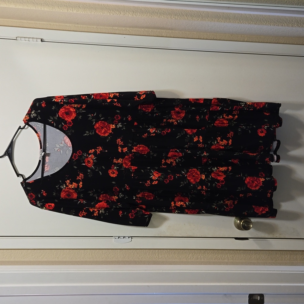 Black Floral Dress